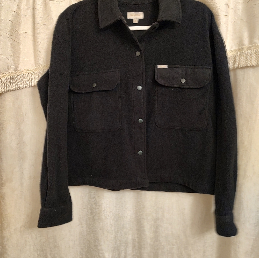 Black fleece jacket